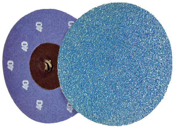 Alfa Tools 4" X 120 ZIRCONIA QUICK CHANGE RESIN CLOTH DISC TYPE 'R', QDCZ4120