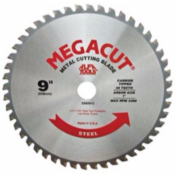 Alfa Tools 9"X48T x 1" CARBIDE CIRCULAR SAW FOR STEEL, SB69912