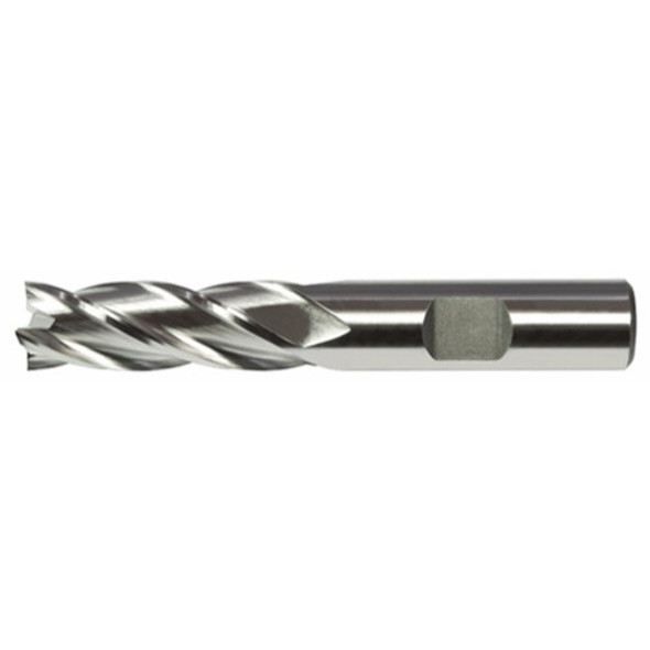 Alfa Tools 1X1 USA HSS 4 FLUTE CENTER CUTTING SINGLE END LONG END MILL, SECCL151041