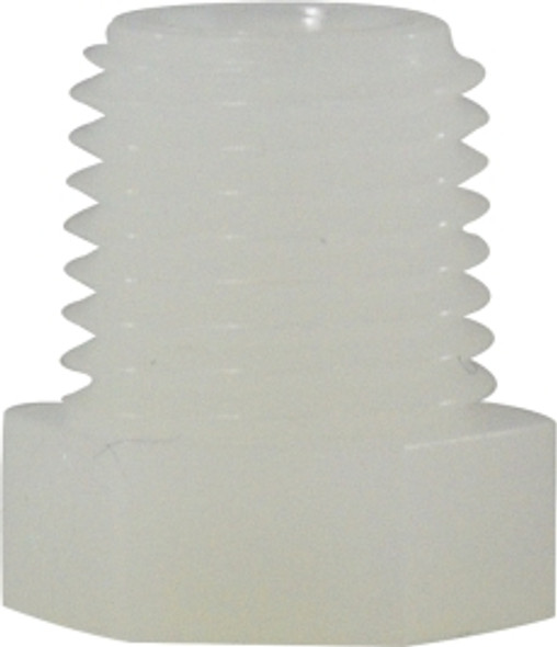 Hex Head Plug 1/2 WHITE NYLON HEX HEAD PLUG - 28604W