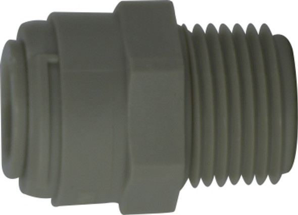 Male Connector 1/4 X 1/8 PLASTIC P-IN X MIP ADP - 20054P