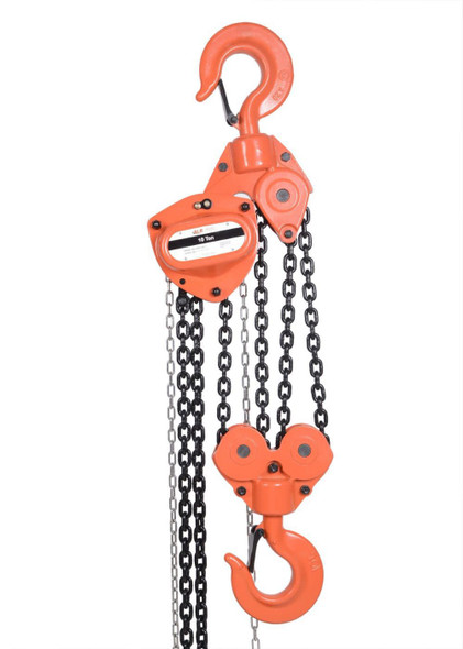 Atlas Lifting & Rigging Chain Hoist - 10 Ton - 22,000 lbs. - 10' Chain ACH-100-10