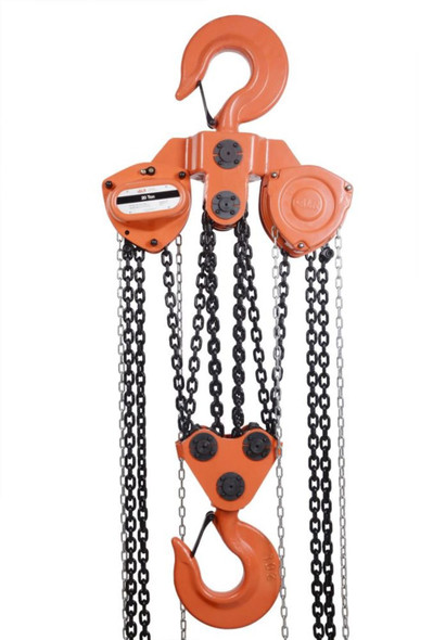 Atlas Lifting & Rigging Chain Hoist - 20 Ton - 44,400 lbs. - 15' Chain ACH-200-15-OP
