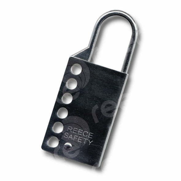 Reece Stainless Steel Lockout Hasp with 8mm dia holes  - MLH1