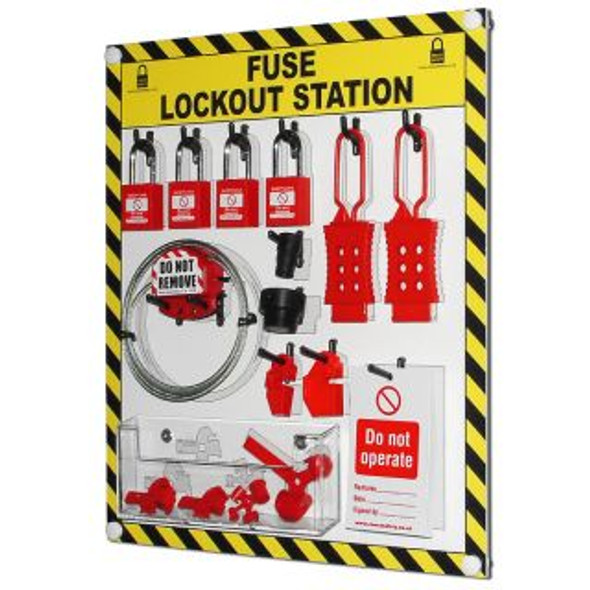 Reece Fuse lockout stations with contents - LSE308FS