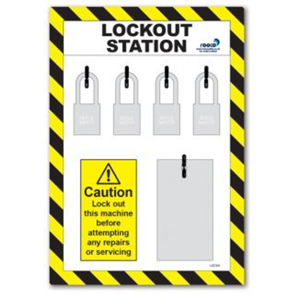 Reece 4 Lock lockout station only - LSE301
