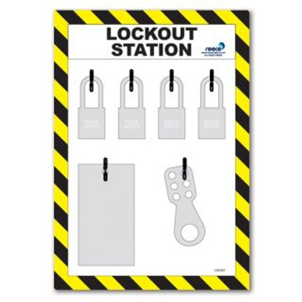 Reece 4 Lock lockout station only - LSE302