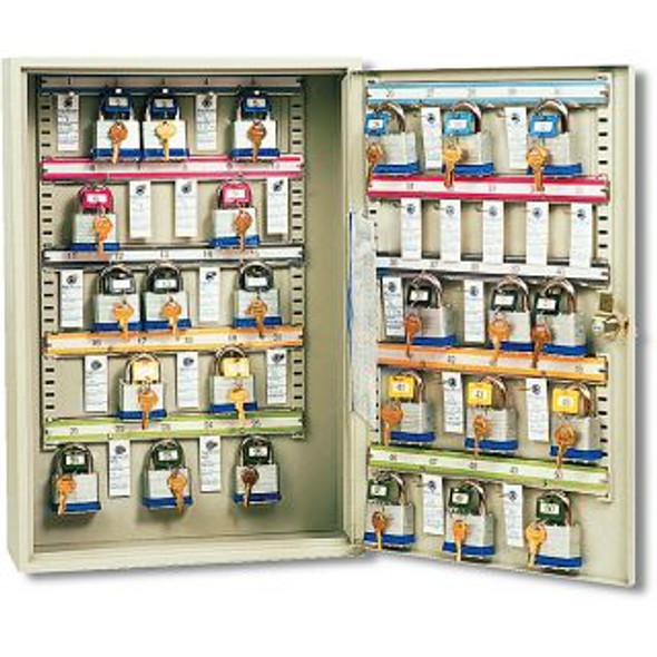 Reece Padlock cabinet to hold upto 50 padlocks size: 550x380x140mm - RKS50PL