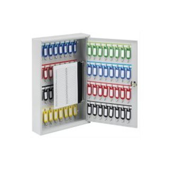 Reece Contract Key Cabinet holds 64 keys, size 450hx300wx80mm - RFH64