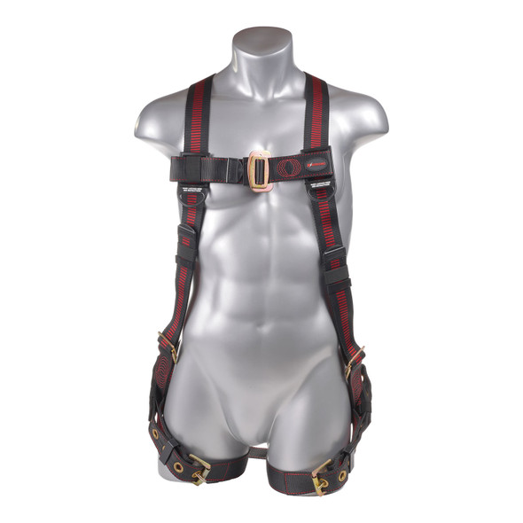 KStrong Kapture Elite 5-Point Full Body Harness, Dorsal D-ring, TB Legs - S-M (ANSI) UFH10201G(S-M)