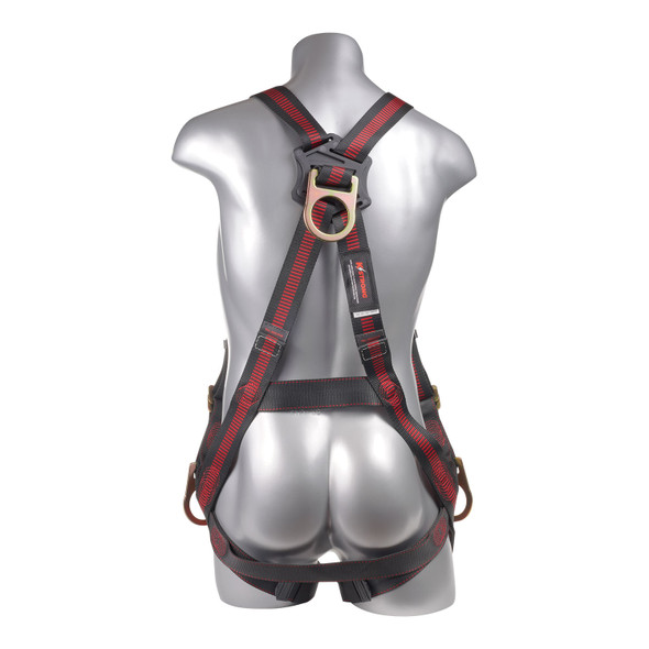 KStrong Kapture Elite 5-Point Full Body Harness, Dorsal D-ring, 2 Side D-rings, MB Legs - M-L (ANSI) UFH10231P(M-L)