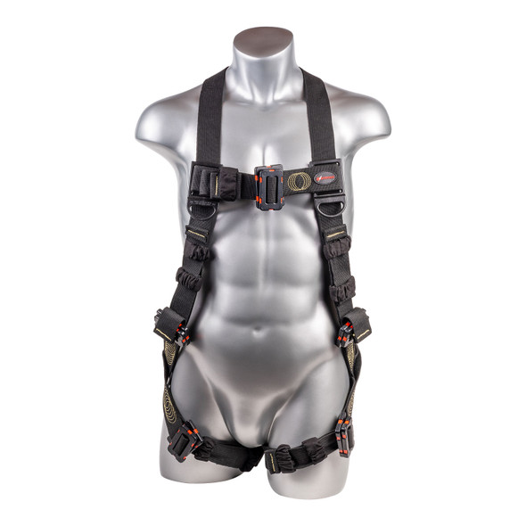 KStrong Kapture Element Arc Flash Rated 5-Point Full Body Harness, Dorsal D-ring, Mating Buckle Legs and Chest - S-L (ANSI) UFH10700P(S-L)