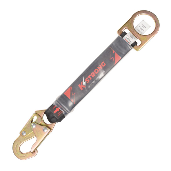 KStrong Shock Absorber with D-ring and Snap Hook Designed for 6 ft. Maximum Freefall (ANSI) UFZ800100