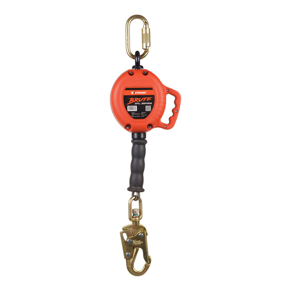 KStrong BRUTE 8 ft. Stainless Steel Cable SRL with swivel snap hook. Includes installation carabiner (ANSI). UFS330008