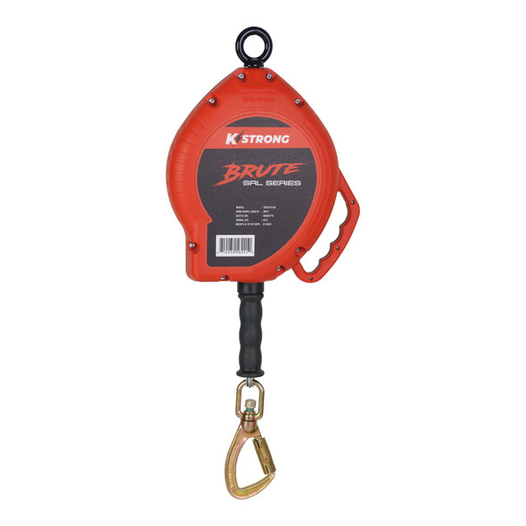 KStrong BRUTE 50 ft. Cable SRL with Swivel Carabiner. Includes installation carabiner and tagline (ANSI). UFS310150