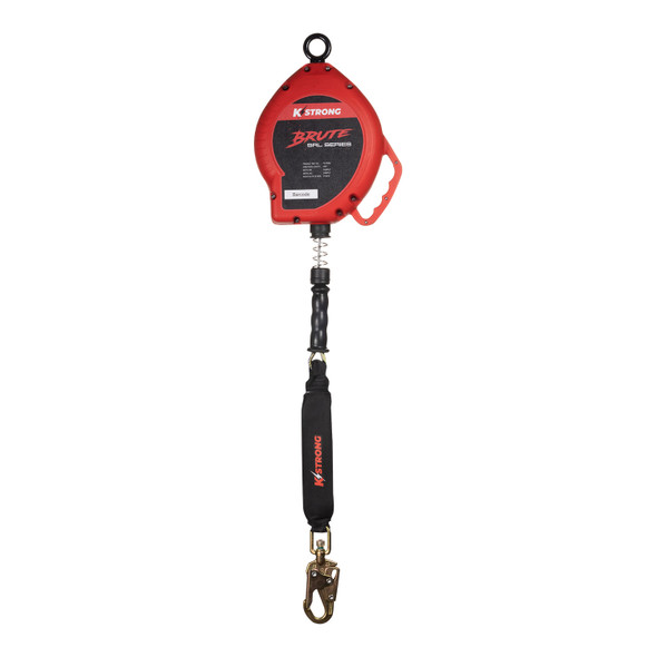 KStrong BRUTE LE 50 ft. Cable SRL with swivel snap hook. Includes installation carabiner and tagline (ANSI). UFS310050L
