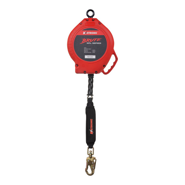 KStrong BRUTE LE 80 ft. Cable SRL with swivel snap hook. Includes installation carabiner and tagline (ANSI). UFS310080L