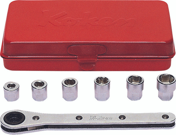 Koken 1203  Sockets with 10mm 6 point Drive End with Ratchet