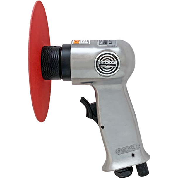 Taylor Pneumatic T-6778 5" High Speed Sander, 18000 RPM, Pad Size 3", 4-1/2", 5"