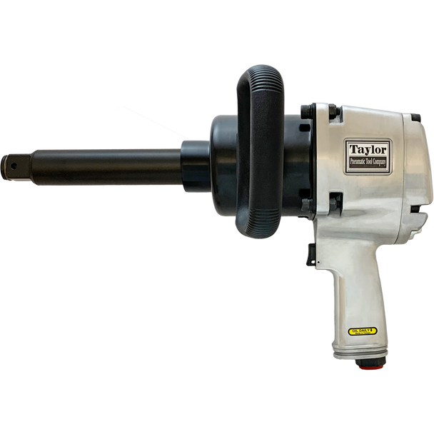 Taylor Pneumatic T-7796AN-6 1" Super Duty Impact Wrench 6" Extended Anvil 1800 lb-ft Max Torque