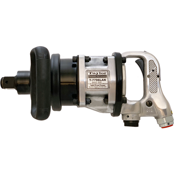 Taylor Pneumatic T-7796LAN 1" Straight Super Duty Impact Wrench 1800 lb-ft Max Torque