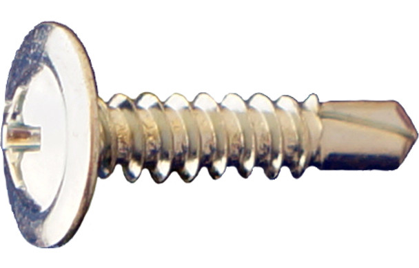 8 x 2 Daggerz Phillips Modified Truss Wafer Self Drill Screws Zinc 3000 pcs