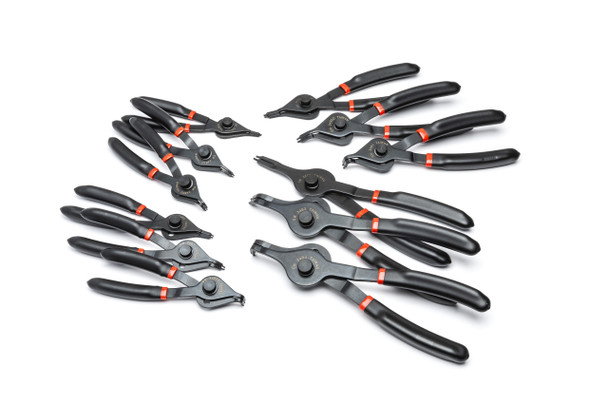 GEARWRENCH 12 Pc. Fixed Tip Combination Snap Ring Pliers Set 3495