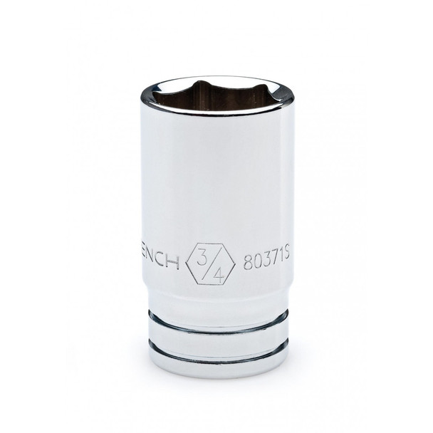 GEARWRENCH 3/8" Drive 6 Point Mid Length Metric Socket 18mm 80400S