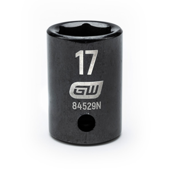 GEARWRENCH 1/2" Drive 6 Point Standard Impact Metric Socket 17mm 84529N