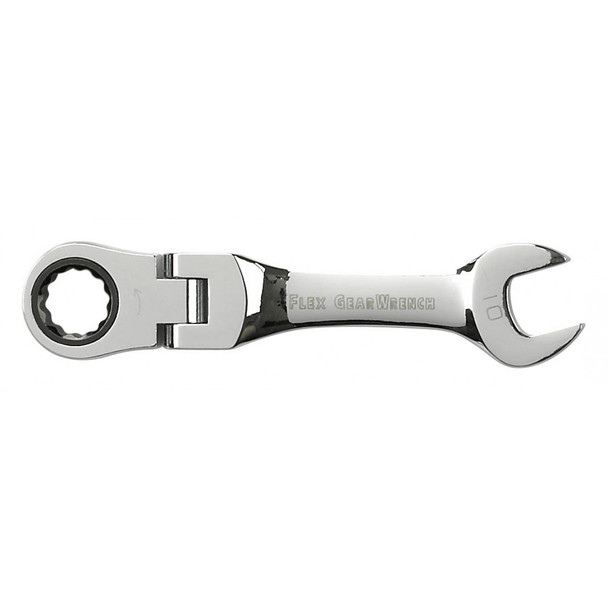GEARWRENCH 1/2" 72-Tooth 12 Point Stubby Flex Ratcheting Combination Wrench 9573