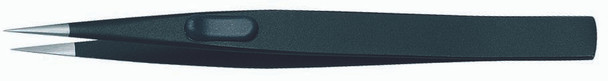 Gedore 1881663 Precision tweezers, flat, satin non-glare finish, ESD 722-1 ESD