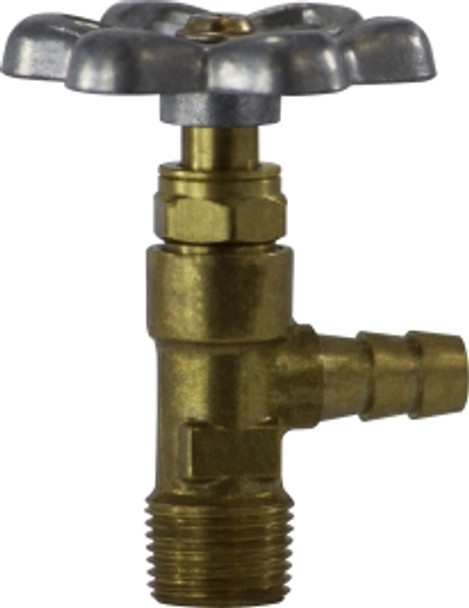 Hose To Male Pipe Brass Truck valve 3/8 X 3/8 HOSE X MIP TRUCK VALVE - 46450