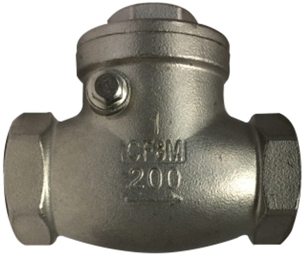 SS SWING CHECK VLAVE 1-1/2 316 SS SWING CHECK VALVE - 949357