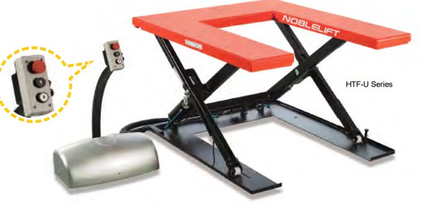 NobleLift Scissor Lift Tables, Capacity 2,200 lbs - HTF-U22