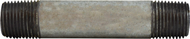 Galvanized Steel Nipple 1/2 Diameter 1/2 X 7 GALV STEEL NIPPLE - 56071