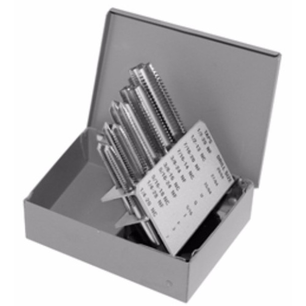 Alfa Tools 10PC USA PLUG TAP SET 1/4"-1/2", TDS66013 Alfa Tools 10PC USA PLUG TAP SET 1/4"-1/2", TDS66013