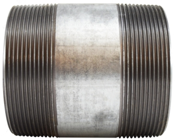 Galvanized Steel Nipple 4 Diameter 4 X 7 GALV STEEL NIPPLE - 56330