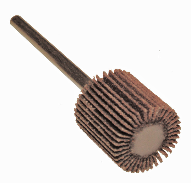 Alfa Tools 3/4" X 5/8" X 1/8 SHANK 180 GRIT MINI FLAP WHEEL, FW61718