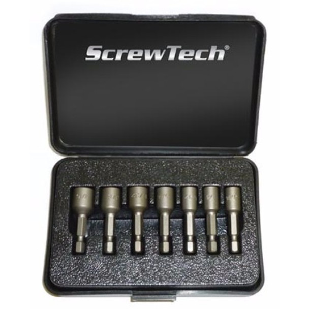 Alfa Tools 7PC MAGNETIC NUT SETTER SET 1-3/4" OVERALL, HSN666W2