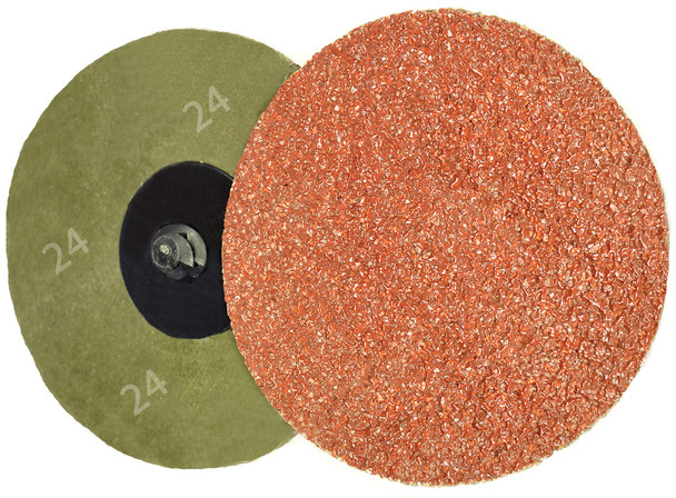 Alfa Tools 2" X 80 GRIT CERAMIC QUICK CHANGE RESIN FIBRE DISC TYPE 'R', QDC2080