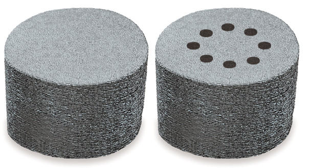 Alfa Tools 5"X5 A220 HOOK & LOOP PAPER DISCS, SIL CARB, 100/BOX, VDSW52205