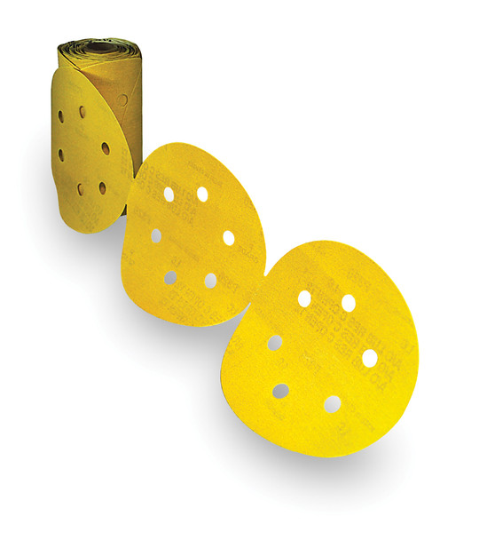 Alfa Tools 8"X8 400G PSA PAPER DISC, ALUMINUM OXIDE GOLD 100/LINK ROLL, PSAG84008
