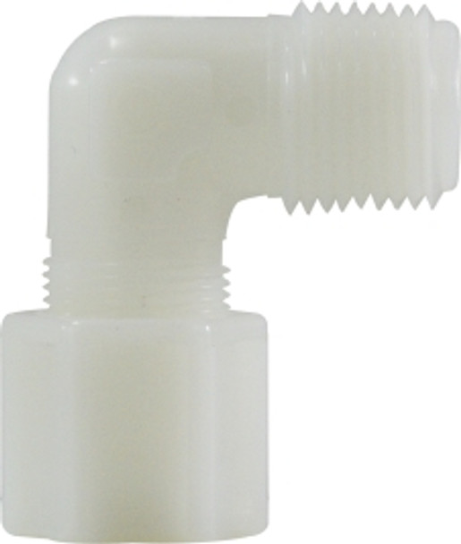 Male Elbow 1/2 X 3/8 COMPXMIP WHT NYLN ELB - 17237N