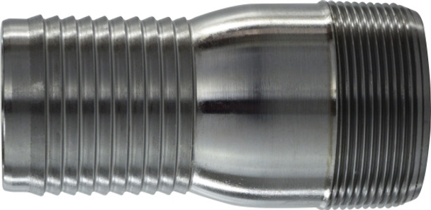 Hose Nipple Barb x Male Pipe 2-1/2 STEEL COMB NIP-MENDERS - 973856
