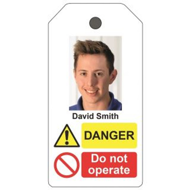 Reece Personalised ID tags (Photographs & Names required) - PTG01