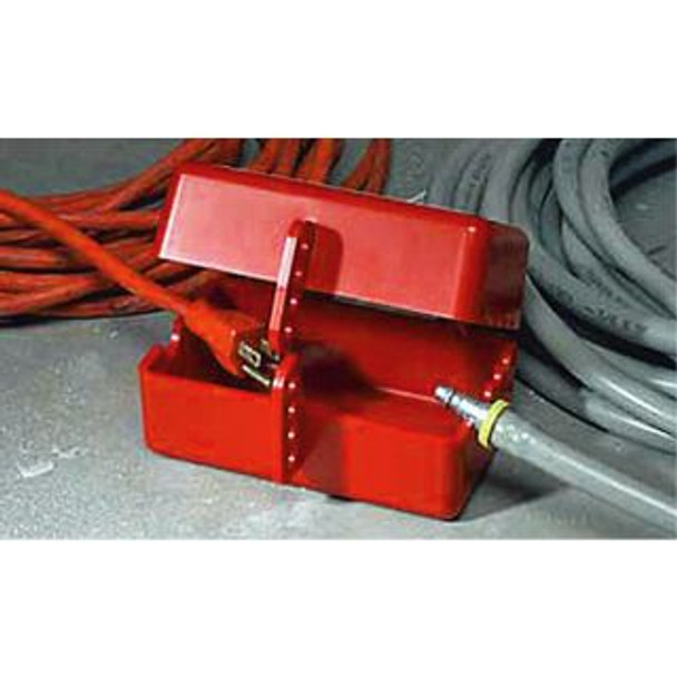 Reece Large Electrical / Pneumatic Lockout Polypropylene Red - RS3901