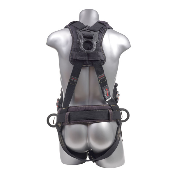 KStrong Kapture Element Arc Flash Rated 5-Point Full Body Harness, Dorsal D-ring, 2 Side D-rings, Waist Pad w/ Removable Tool Belt, Removable Back/Shoulder Pad, Mating Buckle Legs and Chest - S-L (ANSI) UFH10731P(S-L)