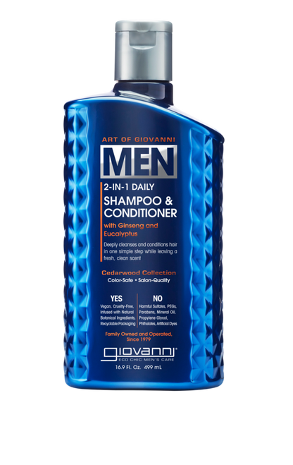 GIOVANNI MEN 2-in-1 Daily Shampoo
Giovanni Cosmetics
16.9 Ounces