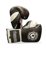 Outslayer MX Style Lace Up Leather Boxing Gloves