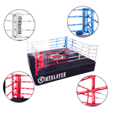 CUSTOM 16'X16 ELEVATED BOXING RING MADE IN USA FOR BOXING MUAY THAI AND MMA
